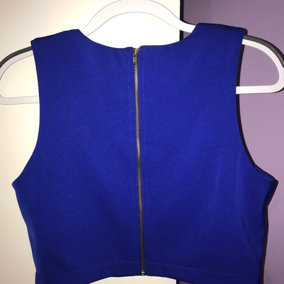 Leith blue crop top - Picture 3 of 4